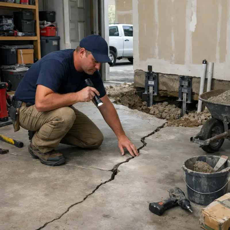 Foundation Settling Repair Houston